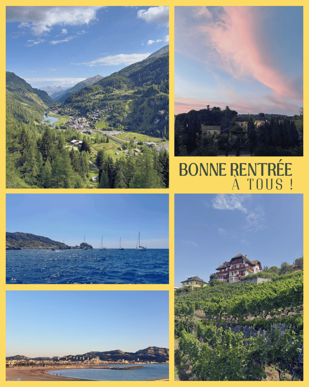 Belle rentrée à tous !